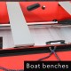 4M Hypalon Inflatable Boat With Inflatable Floor